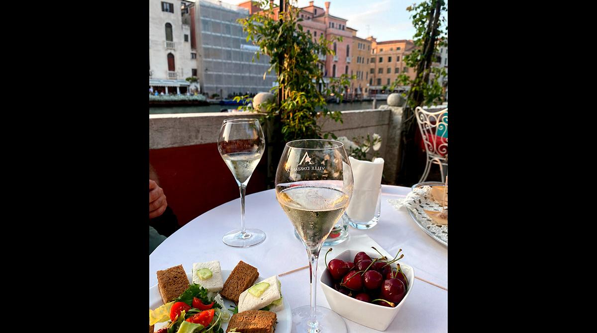                                                                                      Venetian Aperitif in the Garden on the Grand Canal